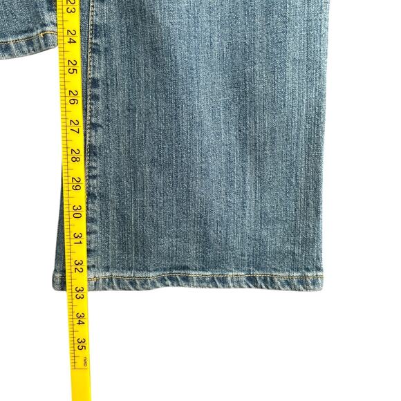 Jessica Simpson Paper Love Flare Light Wash Embroidered Distressed Jeans Size 14 - Picture 8 of 8